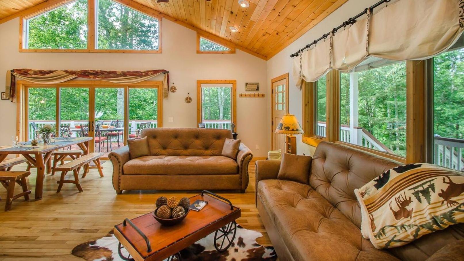 Serene Mountain And Sunset Views 3Bd Cabin Franklin Dış mekan fotoğraf